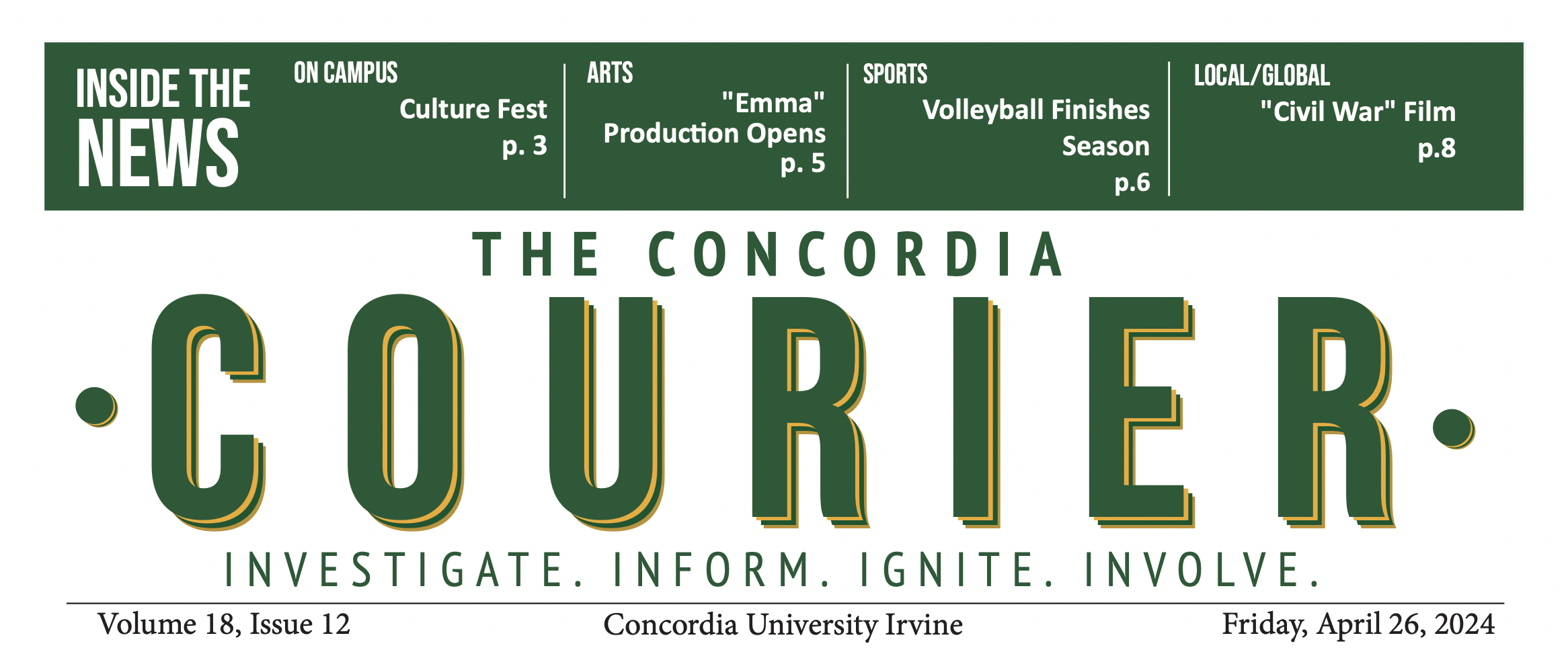 Concordia Courier Logo 